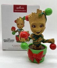 2024 Hallmark Keepsake O Christmas Groot Guardians of the Galaxy Ornament NEW picture