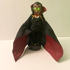 Vintage Gemmy Dracula Halloween Figure Light Up and Sound Only Evil Laugh picture