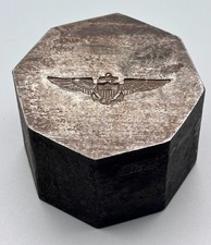 WWI Navy - USMC Aviator Pilot Wings Metal Master Hub Stamping Die EXTREMELY RARE picture