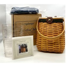 NIB Longaberger Collectors Club Charter Member 5 Yr Anniversary Basket 2001 picture
