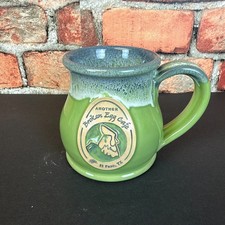 Deneen Pottery Another Broken Egg Café El Paso, TX. Green Coffee Mug 2023 picture