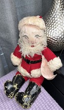 Vintage Unique OOAK 1920’s Unique Handmade Santa Claus Stuffed Doll Numbered picture