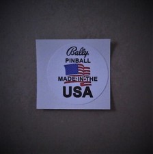Bally Indianapolis 500 Pinball Machine Factory Upper Playfield Glass Decal picture