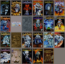 LADY DEATH 22 COMICS HEAVEN AND HELL CRUCIBLE ODYSSEY 1994 SERIES AND OTHERS picture