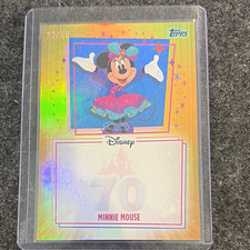Topps 2025 Disneyland 70th Anniversary Minnie Mouse UA-MNM Gold /50 picture