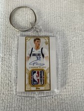 Topps NBA Cooper Flagg Dallas Mavericks #32 Rookie Card Keychain Key Ring picture