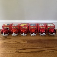 Pokémon 23k Gold Plated Card 1999 Burger King Complete Set of 6 Red Box picture