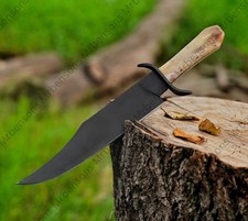 Vintage Frontier Juan Padilla Bowie Knife Handmade Bone Handle Collectible Gift. picture