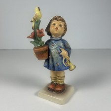 Goebel Hummel #17/0 Congratulations Final Issue Little Girl Figurine 1971 Vintag picture