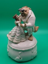 NO BOX OR COA Lenox Disney Beauty and the Beast Anniversary Music Box picture