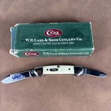 2001 Case XX 62132 SS Jigged Natural Bone Baby Butterbean Knife Mint Unifi picture