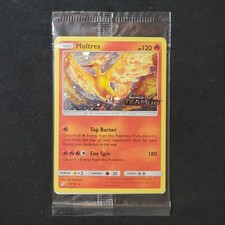 Pokemon Card Moltres 19/181 - Sun & Moon Team Up Stamped Sealed ENG Promo picture