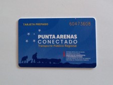 Punta Arenas Conectado Chile Transit Prepaid Card - Rare Patagonia Collectible picture