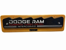  Vintage Dodge City Dealer Day Sign 1st Gen Cummins 12V Valve Cover Plaque 1993 picture