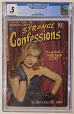 STRANGE CONFESSIONS #1 CGC .5 Ziff-Davis 1952 Photo Cover picture