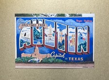 New postcard 4x6 Greetings from Austin Mural Texas picture