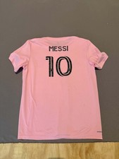 Adidas Inter Miami CF Lionel Messi #10 Pink Jersey Shirt Women’s Size Large picture