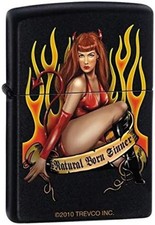 Zippo Lighter - Natural Born Sinner picture