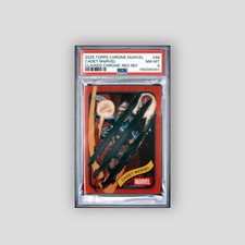 Cadet Marvel Clawed Chrome Ref Refractor  2025 Topps Chrome Marvel PSA 8 (alpha) picture
