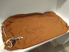 Vintage US Mail Postal Canvas Bag Carrier Railroad Post picture