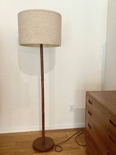 Vintage MCM Teak Floor Lamp picture