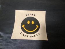 Black Lives Matter black happiness SmileyFace sticker/decal 5x5 vintage BLM picture