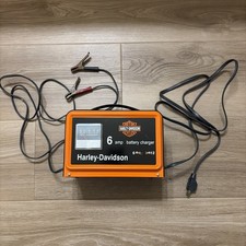 Rare Vintage Harley-Davidson 6 Amp Battery Charger 6V/12V – For Parts picture