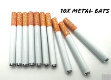 New 10Pack 3” One Hitter Pipe Aluminum Bat Tobacco Smoking Dugout Accessories. picture