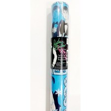 Justin Bieber 2013 Christmas Wrapping Paper 70 Sq Ft Sealed In Plastic NEW picture