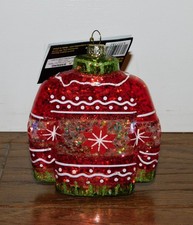 HTF Robert Stanley Red Sweater Ornament