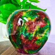 7.91LB High quality colored apple shapes and home decoration specimens picture