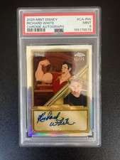 2025 Topps Disney Mint Richard White Gaston Chrome Autograph CA-RW /75 PSA 9 picture