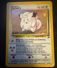 Pokémon Jungle Clefairy Holo 6/130 (2000) English Moderately/heavy played picture
