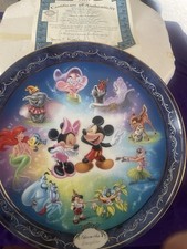 Bradford Exchange Disney Magical Moments Plates 1-12 Complete Set COA picture