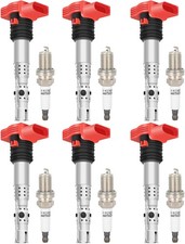 ECCPP UF483 6 ignition coils with 6 iridium Spark Plugs 2001 2002 2003 2004 2005 picture