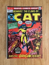 BEWARE THE CLAWS OF THE CAT #1 (1973) VF/VF+ Beauty Bright & Glossy White Pgs picture