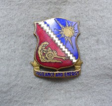 US Army 15th Field Artillery Observation Bn DI DUI CREST PB No HMk ITALY (Tbl) picture