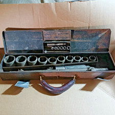 Vintage Rare Husky  5/16 (INCOMPLETE) & 13/16 hex drive socket set with boxes picture