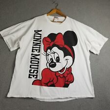 1990's Vintage Disney Designs Minnie Mouse Front & Back T-Shirt 4XL Pinhole picture