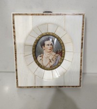 Antique Miniature Portrait Victorian Era  picture