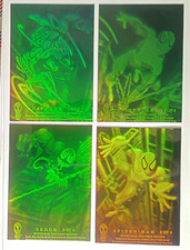 Fleer Spider-Man 1994 1st Edition Hologram Lot 4 - Carnage/Venom 1-4 picture