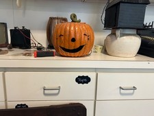 Vintage Halloween Jack O' Lantern ceramic Pulp early 1940's picture