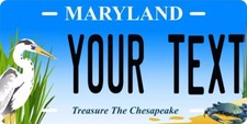 Maryland Bird Custom State License Plate Personalized 12
