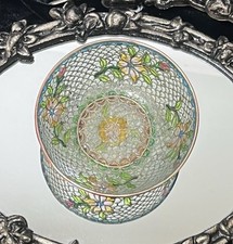 Plique-a-jour Transparent Enamel Cloisonné Bowl. picture