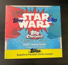 2022 Topps Chrome Sapphire Edition STAR WARS Factory Sealed Box In Stock picture
