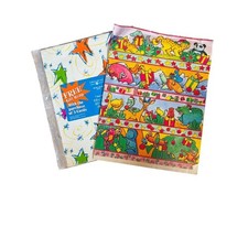 Vintage ephemera Highlights for Children Christmas Wrap American Greetings Stars picture