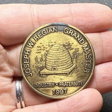 Masonic Coin, Joseph W. Regan Grand Master 1997 Ancient Free and Accepted Masons picture