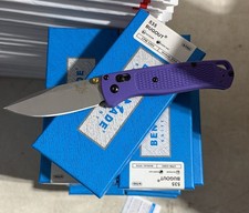 Benchmade 535 Bugout Folding Pocket Knife Purple Handle CPM-S30V Steel with Box picture