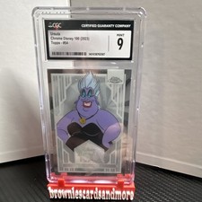 Topps Chrome Disney 100 (2023) Ursula #54 CGC 9 Graded Non-Sport Trading Card picture