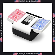 Automatic Card Shuffler for 1-2 Decks USB-C Rechargeable Quiet Portable picture